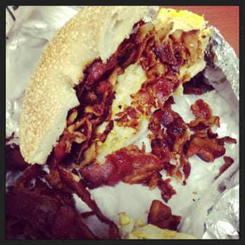 GW Delicatessen - One of the best breakfast sandwiches you can ever get...that is if you love crispy bacon! - Delis Near Me - Washington, DC, District of Columbia GW Delicatessen - One of the best breakfast sandwiches you can ever get...that is if you love crispy bacon! - Delis Near Me - Washington, DC, District of Columbia