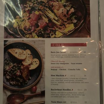 Barn Joo 35 - Menu - Korean Near Me - New York, New York