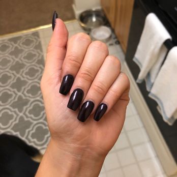 Glassy Nails - This is how a coffin/tapered nail should look like! - Nail Salons Near Me - Fairfax, Virginia Glassy Nails - This is how a coffin/tapered nail should look like! - Nail Salons Near Me - Fairfax, Virginia