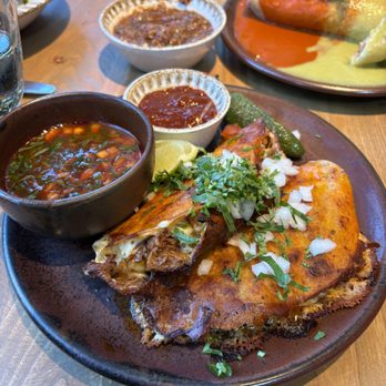 Elena's Mexican Restaurant - Quesabirria Taco with Consomme - American Near Me - San Francisco, California Elena's Mexican Restaurant - Quesabirria Taco with Consomme - American Near Me - San Francisco, California