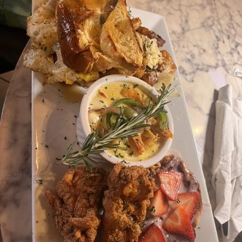 Just Spoons Cafe - The Champ sampler - Comfort Food Near Me - Plantation, Florida