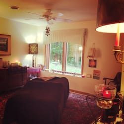 Honor Your Temple Massage - A cozy massage room located in a wood ravine. The perfect place to relax and melt away stress.
