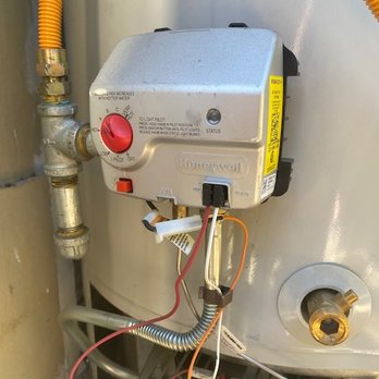 Dependable Water Heaters - The natural gas control valve thermostat is the device I worked with to re-start the pilot. - Plumbing Near Me - San Jose, California