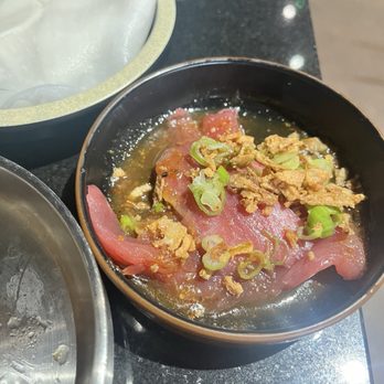 All You Korean BBQ - Garlic Tuna Carpaccio - Korean Near Me - Las Vegas, Nevada
