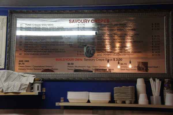 Menu photo 4 Adam's Crepes Burnaby, BC