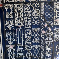 Fence steel decor