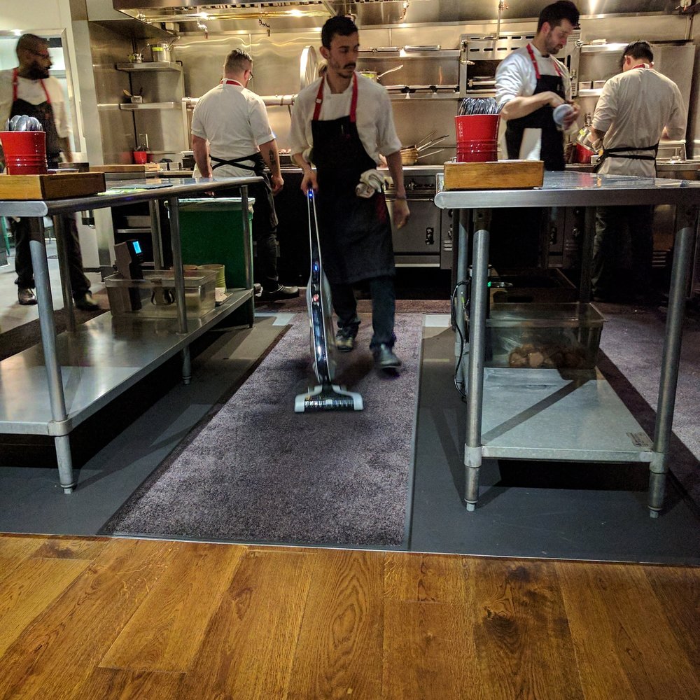 Lazy Bear - They vacuum in between courses - New American Near Me - San Francisco, California