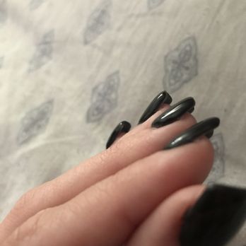 LV Nails And Spa - Thick unnatural looking - Nail Salons Near Me - Los Alamitos, California