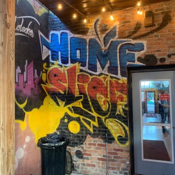 Home Slice Pizza - Sitting on the patio! - Pizza Near Me - Toledo, Ohio