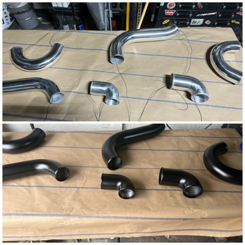 Premier Powder Coating - Inter cooler pipes - Powder Coating Near Me - Ontario, California Premier Powder Coating - Inter cooler pipes - Powder Coating Near Me - Ontario, California