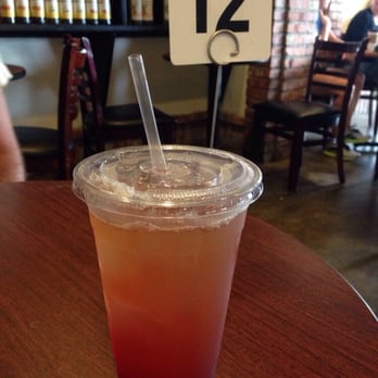 Coffee Republic - Pomegranate lemon ice sweet tea. Sooooo refreshing and delicious! - Cafes Near Me - Folsom, California