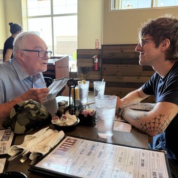 Wally Waffle - Grandpa Tim, Noah - American Near Me - Tallmadge, Ohio Wally Waffle - Grandpa Tim, Noah - American Near Me - Tallmadge, Ohio