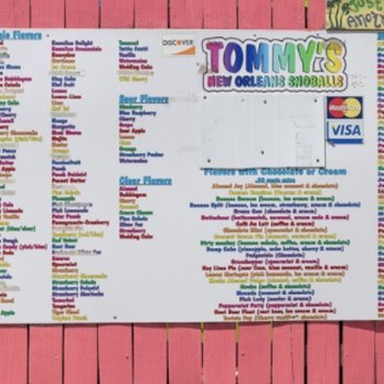 Tommy's Snoballs - Sign - Ice Cream & Frozen Yogurt Near Me - Navarre, Florida Tommy's Snoballs - Sign - Ice Cream & Frozen Yogurt Near Me - Navarre, Florida