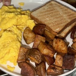Harvest Cafe - Scrambled eggs with home fries