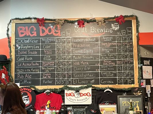 Menu photo 2 Big Dog Craft Brewing Lancaster, PA