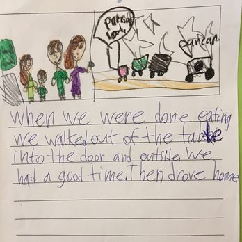 IHOP - Page 6 of 6 of a short story of IHOP as written by a second grader - Breakfast & Brunch Near Me - San Diego, California IHOP - Page 6 of 6 of a short story of IHOP as written by a second grader - Breakfast & Brunch Near Me - San Diego, California