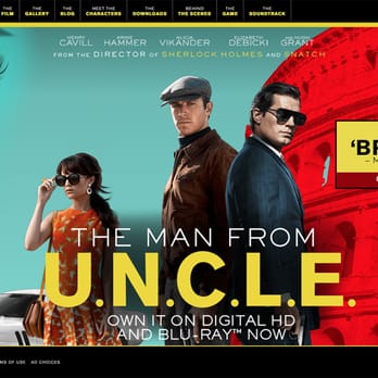 Midnight Coffee Creative - Our website for Warner Brothers Pictures' "The Man From U.N.C.L.E.". - Web Design Near Me