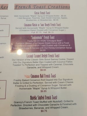 Menu photo 7 The Original Granny's Wheeling, IL