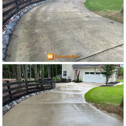 Revolution Washing - Concrete driveway wash