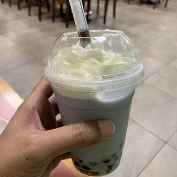 Pho 75 - Bubble tea...taro...really sweet but good!! - Vietnamese Near Me - Sunrise, Florida