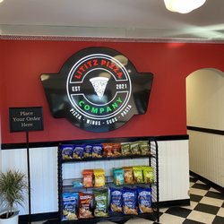 Lititz Pizza Company - Sign inside entrance.