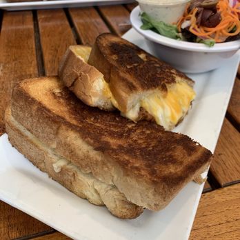 The Bike Stop Cafe - Barbeque Pulled Pork Grilled Cheese Sandwich - Pizza Near Me - Narragansett, Rhode Island The Bike Stop Cafe - Barbeque Pulled Pork Grilled Cheese Sandwich - Pizza Near Me - Narragansett, Rhode Island