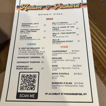 Hudson & Packard - Pizza Near Me - Poughkeepsie, New York