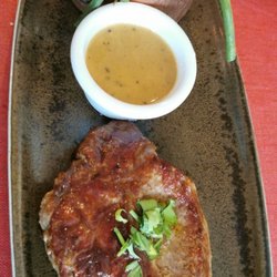Le Boeuf Maillot - The sirloin special cut for the day with a side of long beans.
