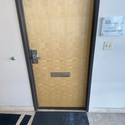 Front door.