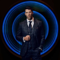 Franco Uomo - Franco Uomo Signature 3-Piece Suit with Loro Piana Fabric worn by Justin Belcher at the Ameswell Hotel in Mountain View.