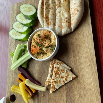 Živio - Hummus trio - Modern European Near Me - Grand Rapids, Michigan Živio - Hummus trio - Modern European Near Me - Grand Rapids, Michigan
