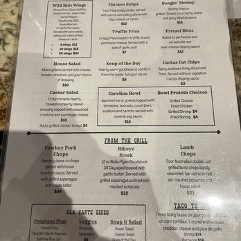 Boots & Bourbon - Menu - Whiskey Bars Near Me - Greensboro, North Carolina