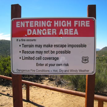 Three Sisters Falls - If there is a fire, you are screwed ! - Hiking Near Me - Julian, California