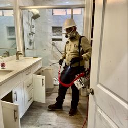 Hydrogen Pest Control - Interior treatment for roach clean out . Actisol compact aerosol