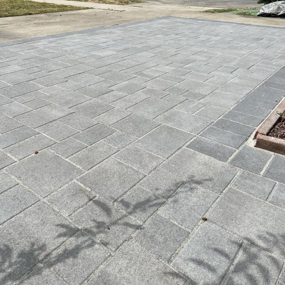 Unique Home Builders - Front yard with pavers. - Masonry/Concrete Near Me - Encino, California