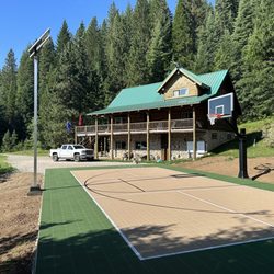 Sport Court of Northern California - SportCourt NorCal - installed at Eagle's Rest in McCloud, CA