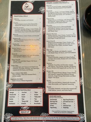 Menu photo 3 Fatsumo Sushi Pass Christian, MS Menu photo 3 Fatsumo Sushi Pass Christian, MS
