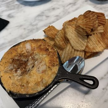 Rhythm On Monroe - Warm shrimp and crab dip - American Near Me - Huntsville, Alabama