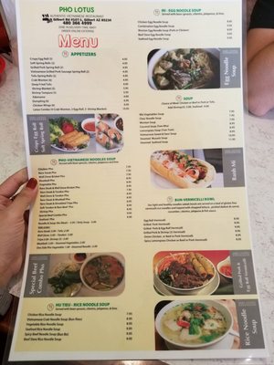 Menu photo 7 Pho Lotus Gilbert, AZ