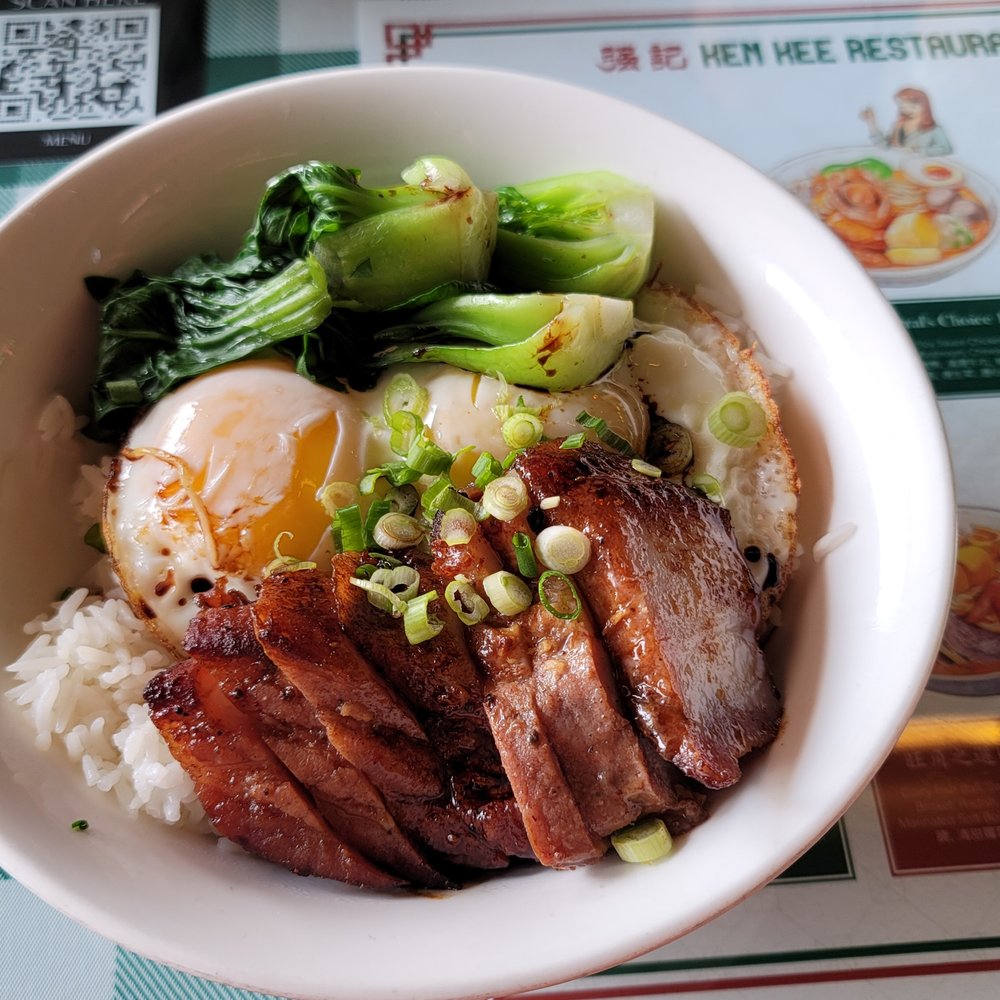 Ken Kee - BBQ pork belly rice bowl - Seafood Near Me - Chicago, Illinois Ken Kee - BBQ pork belly rice bowl - Seafood Near Me - Chicago, Illinois
