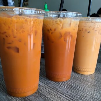Pots n' Woks - Thai tea with soy milk, a favorite. - Chinese Near Me - Whittier, California