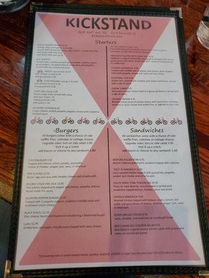Menu photo 2 Kickstand Cedar Rapids, IA