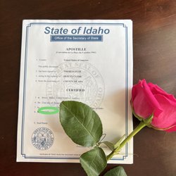 Quick Apostille & Notary Public Services - Apostille for Idaho