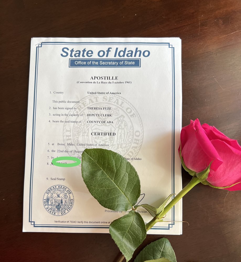 QUICK APOSTILLE & NOTARY PUBLIC SERVICES Updated June 2024 Wheeling