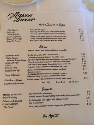 Menu photo 1 Maison Lacour Baton Rouge, LA