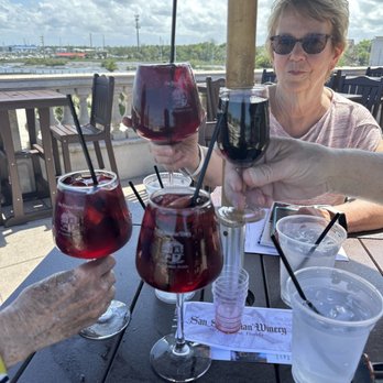 San Sebastian Winery - Red Sangria and port wine toast ~ Cheers! - Wineries Near Me - Saint Augustine, Florida San Sebastian Winery - Red Sangria and port wine toast ~ Cheers! - Wineries Near Me - Saint Augustine, Florida