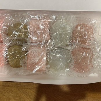 Flavors (L to R) Strawberry Peanut Butter Guava Habutai  Pink White