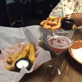 Rusty Bucket Restaurant & Tavern - Bucket O' Shrimp, Fried Pickles and Hemingway Daiquiri - American Near Me - Liberty Township, Ohio Rusty Bucket Restaurant & Tavern - Bucket O' Shrimp, Fried Pickles and Hemingway Daiquiri - American Near Me - Liberty Township, Ohio