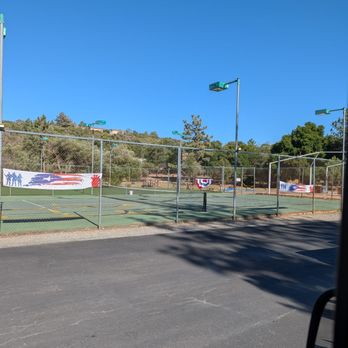 KQ Ranch - Tennis courts being turned into pickleball courts - Campgrounds Near Me - Julian, California