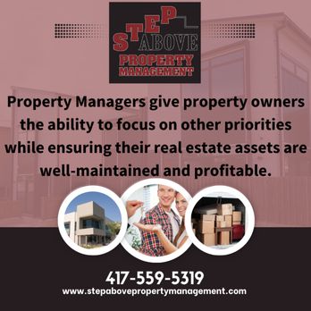 Step Above Property Management - Property Management Near Me - Hollister, Missouri Step Above Property Management - Property Management Near Me - Hollister, Missouri